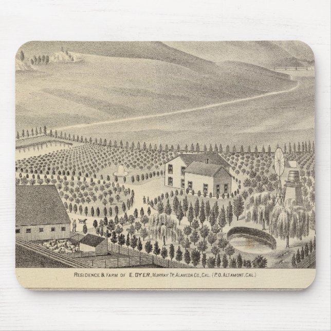 Alfombrilla De Ratón Propiedades de Dyer, Hupers (Frente)