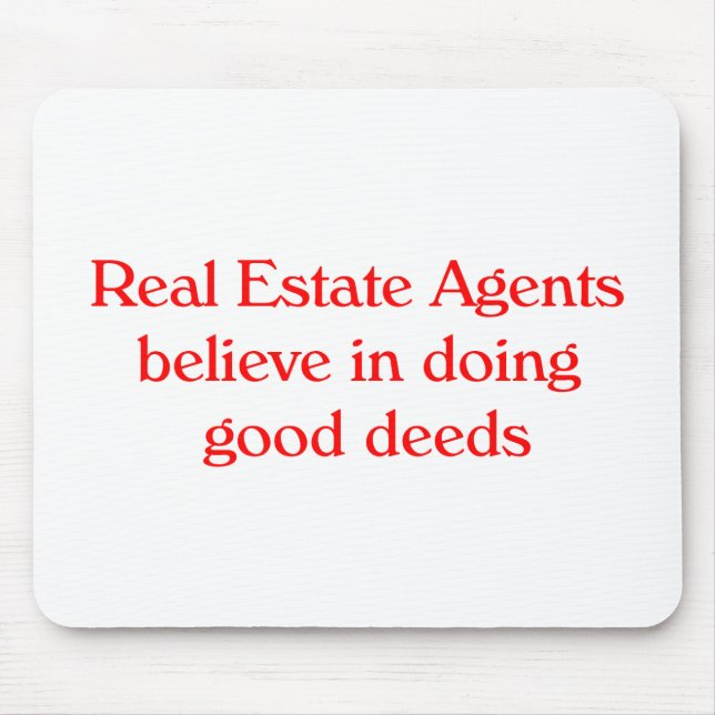 Alfombrilla De Ratón Propiedades inmobiliarias Mousepad (Frente)