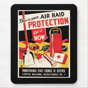 Alfombrilla De Ratón Protección contra ataques aéreos