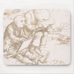 Alfombrilla De Ratón Protección tremenda contra jejenes, 1853 (pluma y