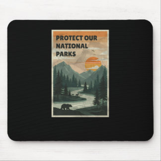 Alfombrilla De Ratón Protege Nuestros Parques - Parques Nacionales Usa