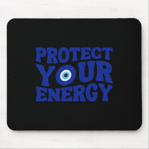 Alfombrilla De Ratón Protege Tu Energía Ojo Malo Espiritual Positivo Vi