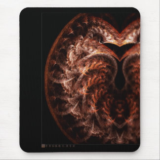 Alfombrilla De Ratón Proteja tu corazón de arte fractal Mousepad