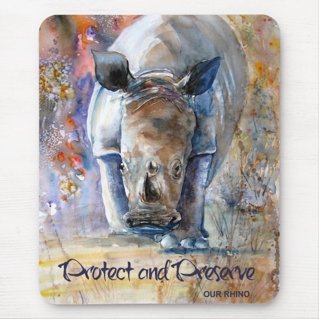 Alfombrilla De Ratón Proteja un coto (Frente)