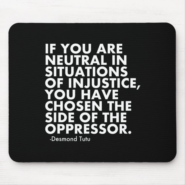 Alfombrilla De Ratón Protesta de Trump (Frente)