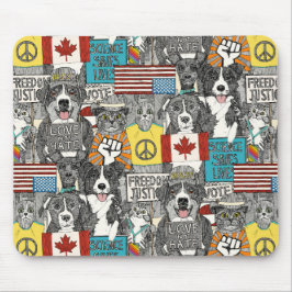 Alfombrilla De Ratón protesta mascota