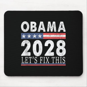 Alfombrilla De Ratón Protesta política 2028 patriótica retro de Obama