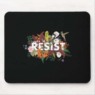 Alfombrilla De Ratón Protesta política floral contra Trump