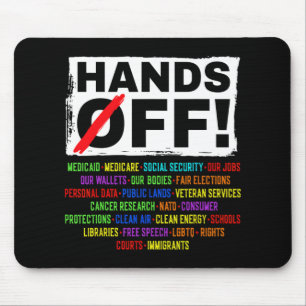 Alfombrilla De Ratón Protesta por la seguridad social contra manifestac