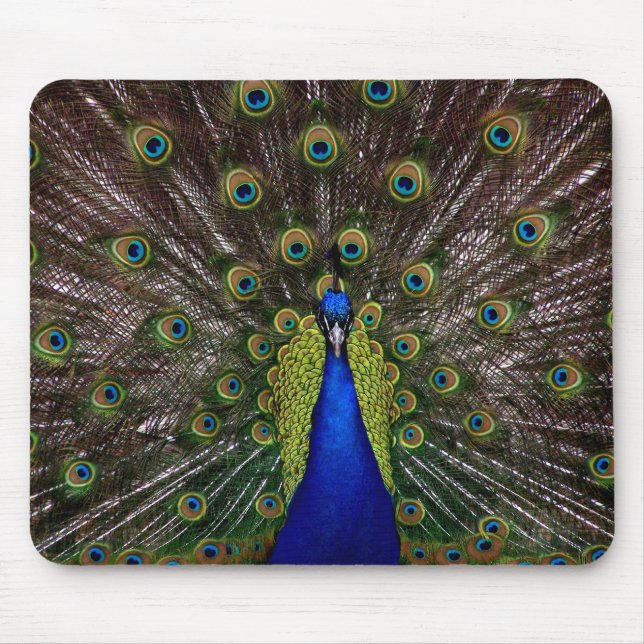 Alfombrilla De Ratón Proud Peacock mousepad (Frente)