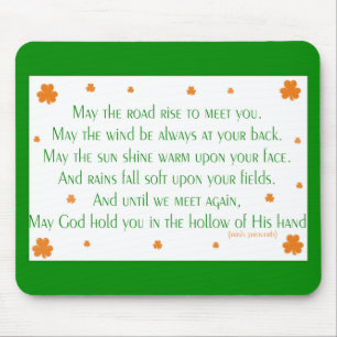 Alfombrilla De Ratón Proverbio irlandés 2 Mousepad