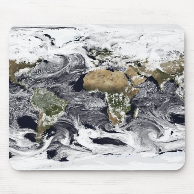 Alfombrilla De Ratón Proyección cilíndrica equidistante (Frente)