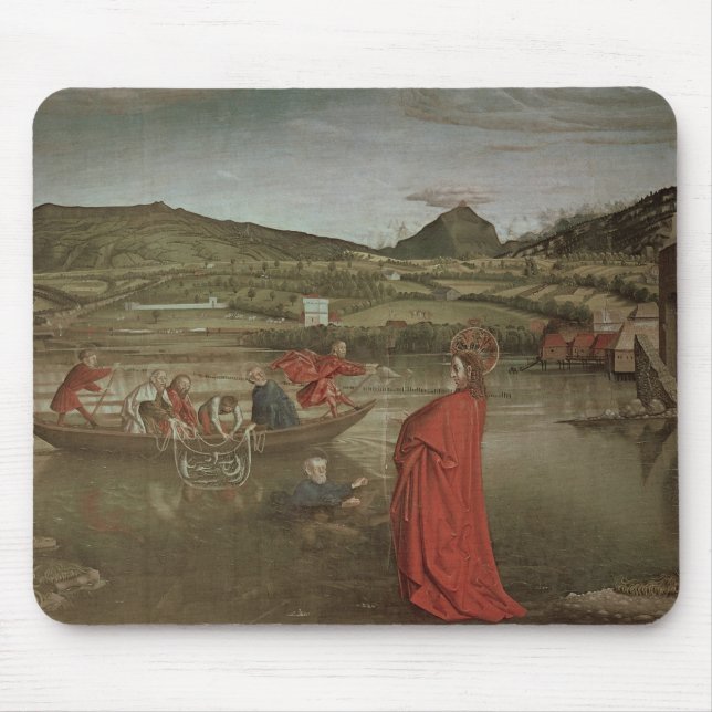 Alfombrilla De Ratón Proyecto milagroso de pescados (Frente)