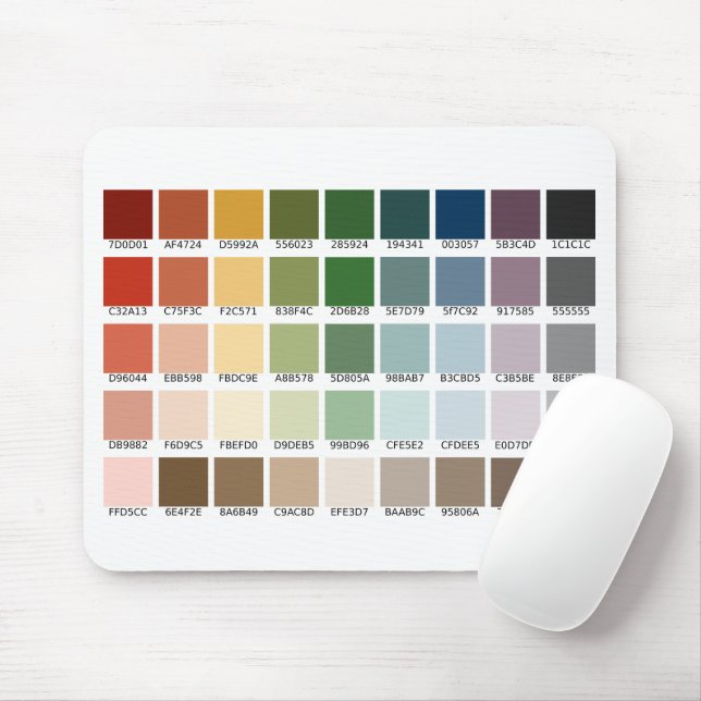 Alfombrilla De Ratón Prueba de color (Con ratón)