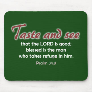 Alfombrilla De Ratón Pruebe y vea (el fondo oscuro)