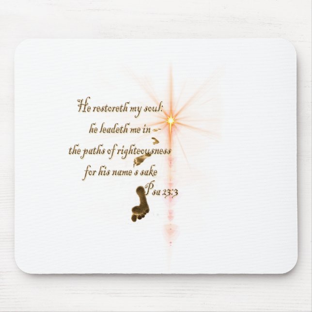 Alfombrilla De Ratón Psa 23.3 El Señor es mi oveja (Frente)