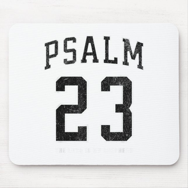 Alfombrilla De Ratón Psalm 23 Jersey  (Frente)