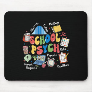Alfombrilla De Ratón Psicólogo Escolar Apreciación Salud Mental Concien