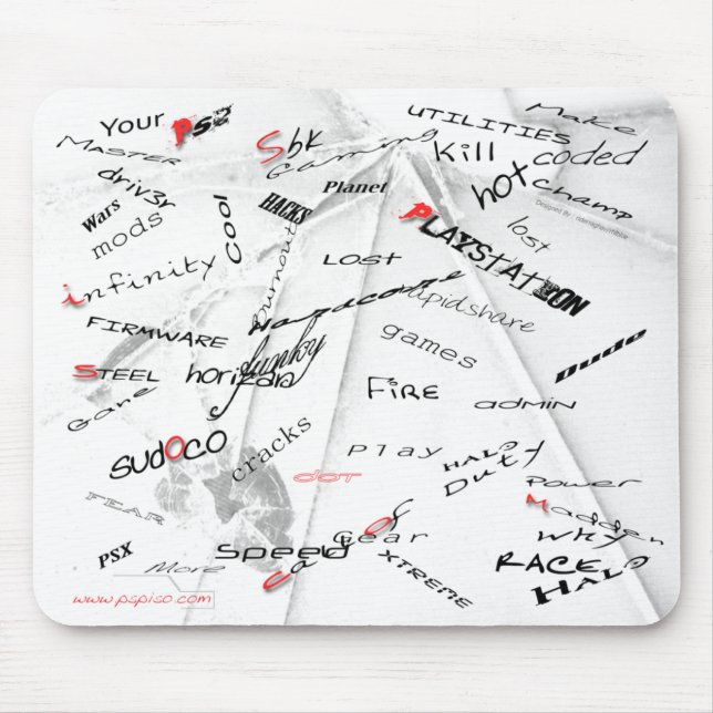 Alfombrilla De Ratón Pspiso.com Mousepad (Frente)