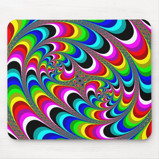 Alfombrilla De Ratón Psychedelic - Fractal Mousepad (Frente)