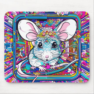 Alfombrilla De Ratón Psychedelic Mouse: A Colorful Journey