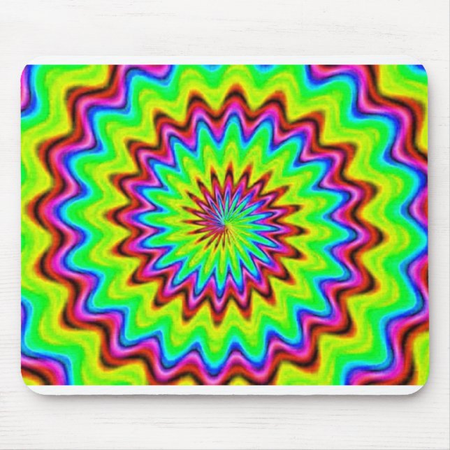 Alfombrilla De Ratón Psychedelic Spiral MousePad (Frente)