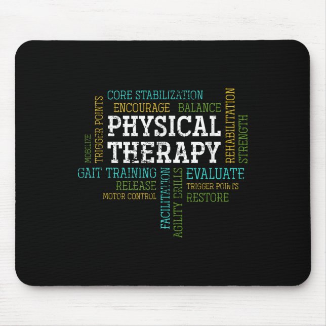 Alfombrilla De Ratón Pta Physical Motivational Therapy Gift Physical Th (Frente)
