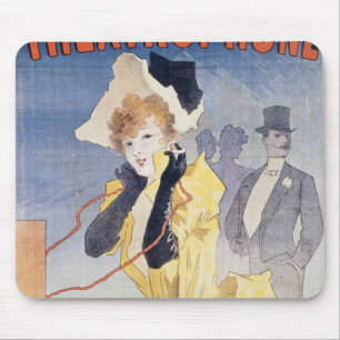 Alfombrilla De Ratón Publicidad de poster el 'Theatrophone