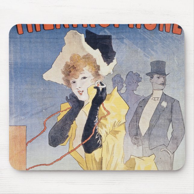 Alfombrilla De Ratón Publicidad de poster el 'Theatrophone (Frente)