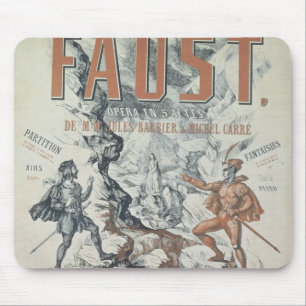 Alfombrilla De Ratón Publicidad de poster 'Faust