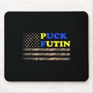 Alfombrilla De Ratón Puck Futin apoyo I con bandera de Ucrania América