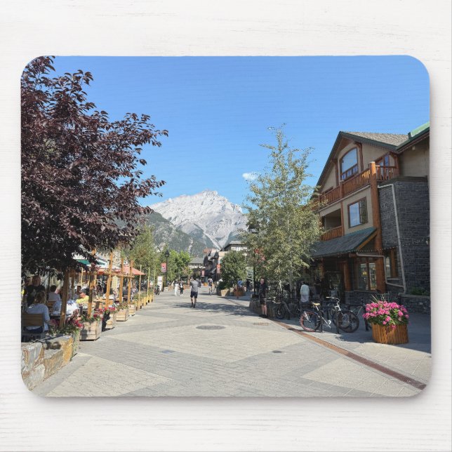 Alfombrilla De Ratón Pueblo de Canmore en Alberta Canadá (Frente)