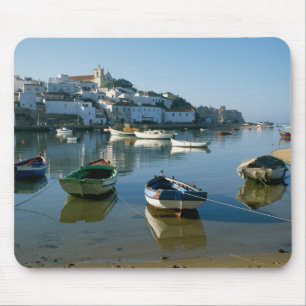 Alfombrilla De Ratón Pueblo pesquero de Ferragudo, Algarve, Portugal