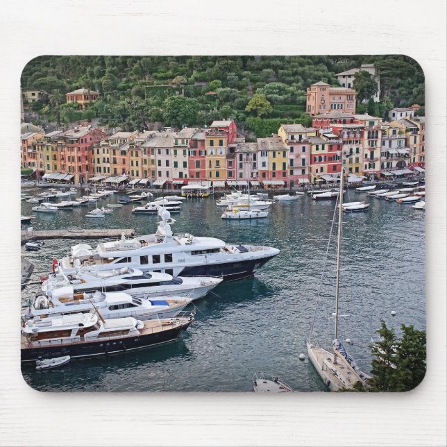 Alfombrilla De Ratón Pueblo portuario italiano - Portofino - Mousepad (Frente)