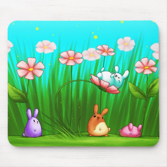 Alfombrilla De Ratón Puede florecer la diversión Mousepad (Frente)