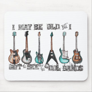 Alfombrilla De Ratón Puedo ser viejo pero conseguí ver todas las bandas