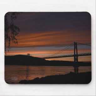 Alfombrilla De Ratón Puente al atardecer 2