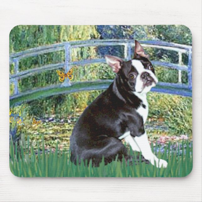 Alfombrilla De Ratón Puente - Boston Terrier #4 (Frente)