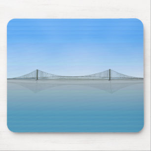 Alfombrilla De Ratón Puente colgante Akashi Kaikyo: también conocido co