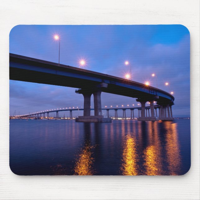 Alfombrilla De Ratón Puente Coronado en el atardecer (Frente)