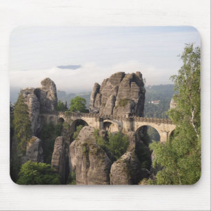 Alfombrilla De Ratón Puente de Bastei en el mousepad sajón de Suiza