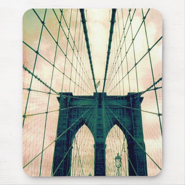 Alfombrilla De Ratón puente de brooklyn (Frente)