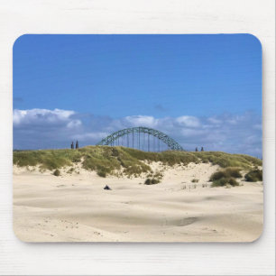 Alfombrilla De Ratón Puente de la Bahía Yaquina, Newport, Oregón