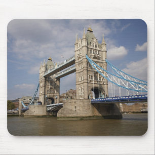 Alfombrilla De Ratón Puente de la Torre y río Támesis, Londres,