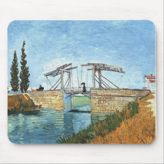 Alfombrilla De Ratón Puente de Langlois en Arles de Vincent van Gogh