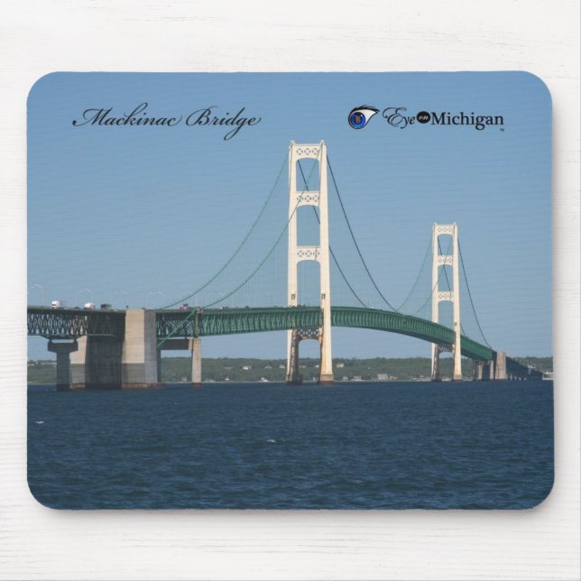 Alfombrilla De Ratón Puente de Mackinac (Frente)