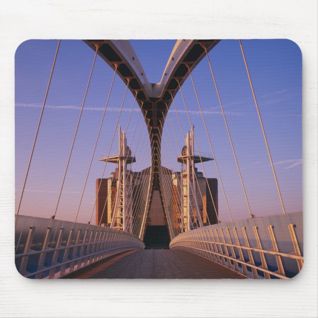 Alfombrilla De Ratón Puente del Milenio, Centro Lowry, Salford (Frente)