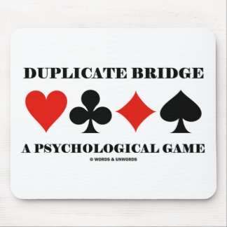 Alfombrilla De Ratón Puente duplicado un juego psicológico