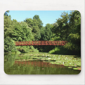 Alfombrilla De Ratón Puente en el lago Centennial en Ellicott City