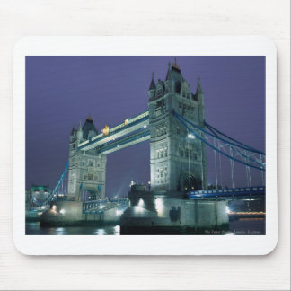 Alfombrilla De Ratón Puente en la noche, Londres, Inglaterra de la